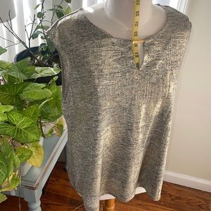 Calvin Klein Woman gold tank top blouse